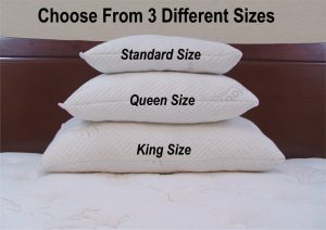 Snuggle-Pedic Bamboo Shredded Memory Foam Pillow comes with 3 sides