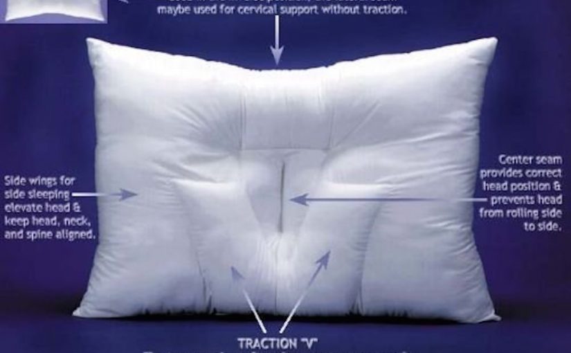 Cervical Pillow for Neck Pain: Arc4life Cervical Linear Traction Neck Pillow