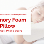 A Memory Foam Neck Pillow for Cell Phone Users