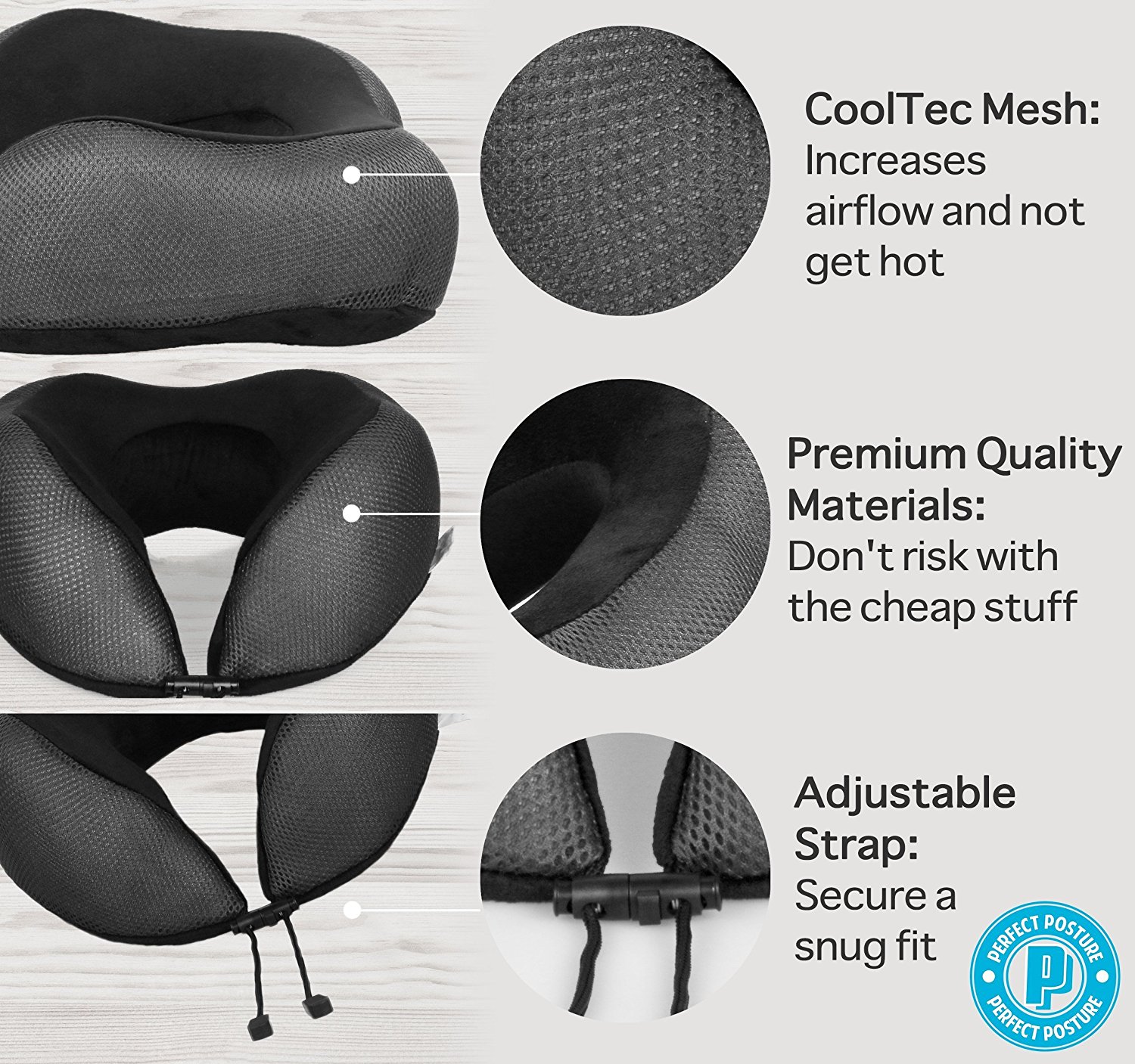 Travel Pillow for Airplanes – Perfect Posture’s Travel Pillow Review ...