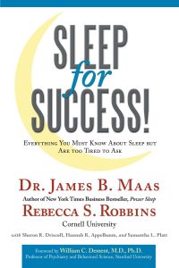 Dr Maas's famous Sleep for Success!